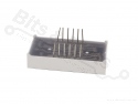 Digit display LED 7-segments 1.4cm red - 3-way common cathode